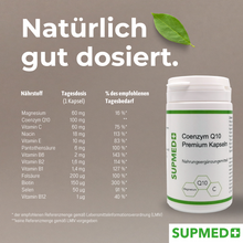 Lade das Bild in den Galerie-Viewer, Coenzym-Q-10-Premium-Kapseln