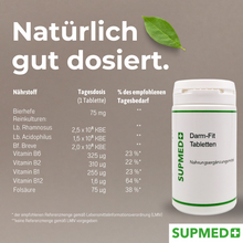 Lade das Bild in den Galerie-Viewer, SUPMED Darm-Fit-Tabletten