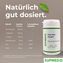 Lade das Bild in den Galerie-Viewer, SUPMED Haar-Aktiv-Kapseln