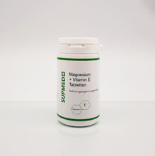 Lade das Bild in den Galerie-Viewer, Magnesium-Vitamin-E-Tabletten 60 Tabletten