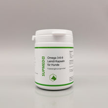 Lade das Bild in den Galerie-Viewer, SUPMED-Omega-3-6-9-Leinöl-Kapseln für Hunde