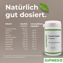 Lade das Bild in den Galerie-Viewer, Propolis-Kapseln mit Vitaminen