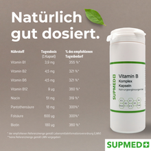 Lade das Bild in den Galerie-Viewer, Vitamin-B-Komplex-Kapseln