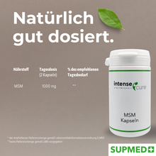 Lade das Bild in den Galerie-Viewer, intenseCure MSM-Kapseln