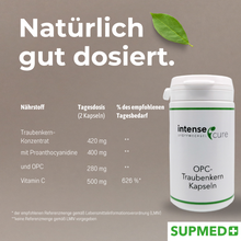 Lade das Bild in den Galerie-Viewer, intenseCure OPC-Traubenkern-Kapseln
