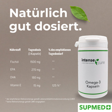 Lade das Bild in den Galerie-Viewer, intenseCure Omega-3-Kapseln